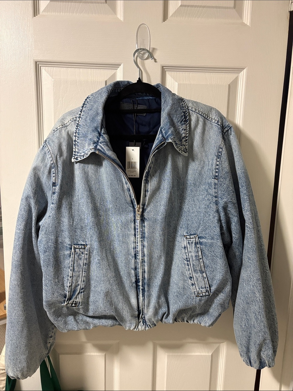 Blank NYC Bomber Denim Jacket